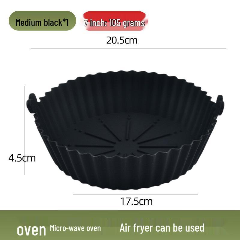 Silicone Air Fryer Mat: Heat-Resistant, Non-Stick Baking Mat for Round Pans