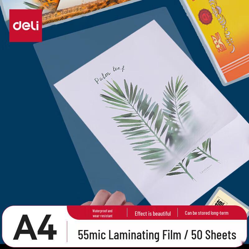 Deli A4 Laminating Pouches