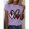 T-shirt da Donna,Stampa 3D,Scollo a O,Manica Corta,Casual,Top Leggero,fresco,Hip Hop,Taglia Grande,Moda
