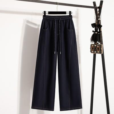 DIMANAF 2026 Plus Size Spring Summer Women Jeans Pants Denim Elastic Waist Oversize Fashion New Pants 5XL