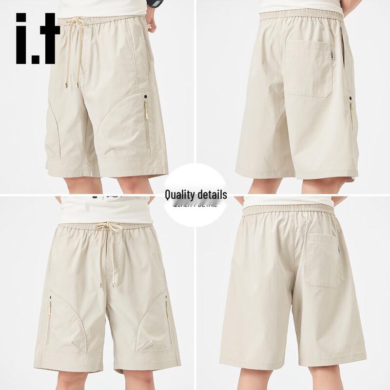 izzue it Men's Lightweight Cargo Shorts
