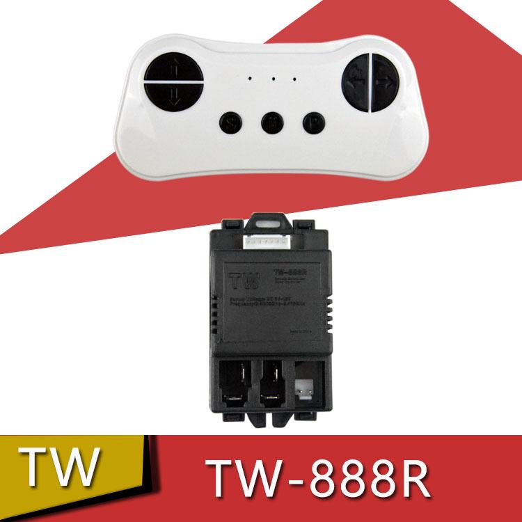 

TW-888R Kids Electric Car Remote Control Receiver & Mainboard - Ride-On Car Accessory.