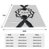 Bad Omens Logo Metalcore Merchandise Black Metal Blanket Flannel Sofa Throw Blanket for Couch Bedding Travel Throws Bedspread