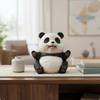 Harz Panda Figur Niedliche Sitzende Statue Schwarz und Weiß für Geschenke