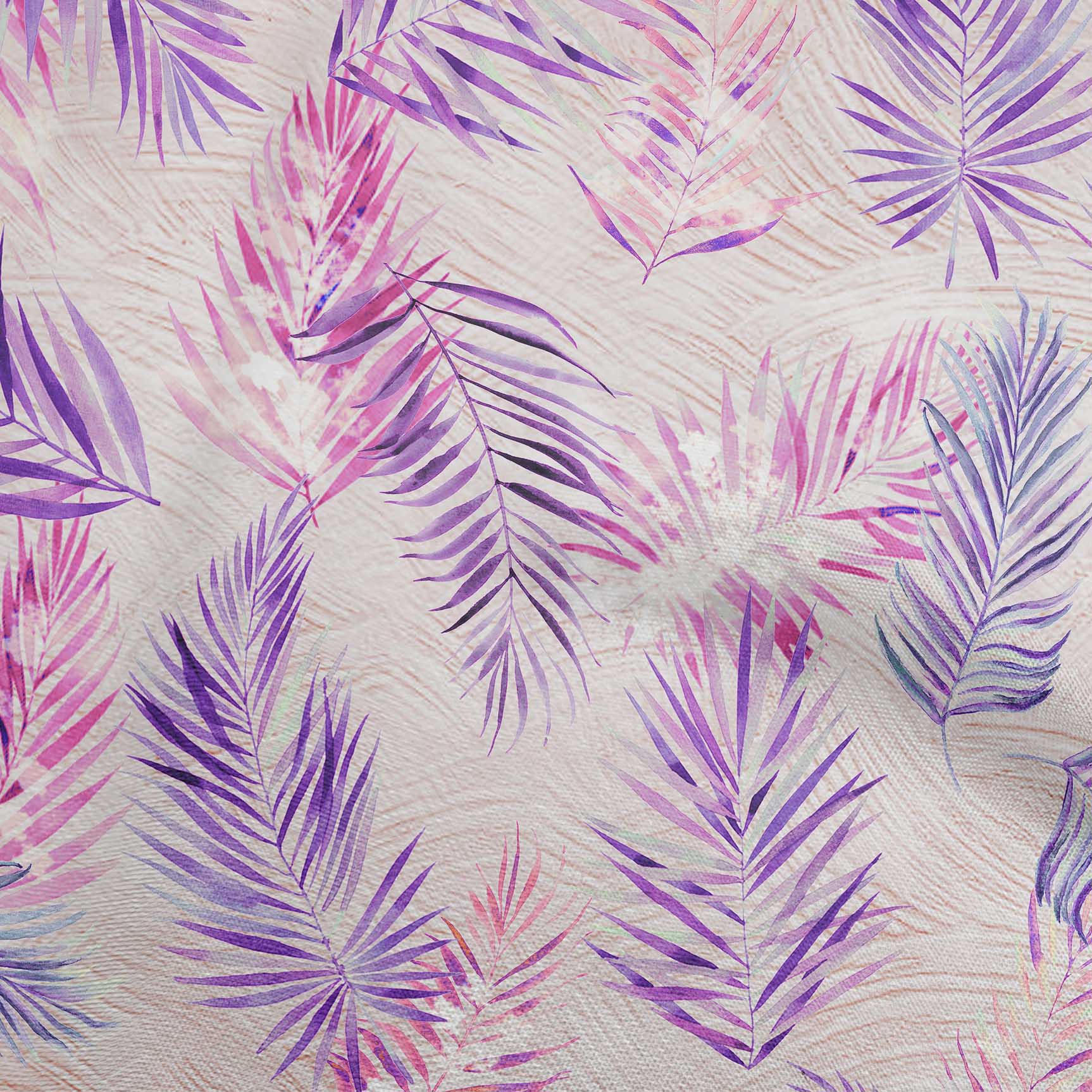 

OneOone Cotton Flex Green Fabric Тропічний листок Квілтинг Тканина для шиття з принтом у дворі 40 дюймів 42 Inch Wide - Viscose Chiffon фіолетовий