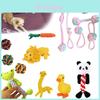 Dog Rope Toys Kit 6-pack Of Strong And Sturdy Chew Knot Balls Cotton Toy For Small Medium And Large Dogs