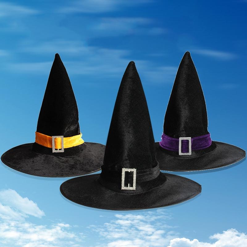 Witch Hat Halloween Easter Party Witch Hats Masquerade Wizard Hat Props Cap