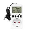 Digital Thermostat Outlet Socket 16A Heavy Duty EU Plugs With Temperature Sensors For Aquaculture And Plant Growth