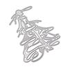 Ladies' Princess Dress Frame Metal Silvery Stencil Embossing Cutting Dies For Diy Scrapbooking Paper Album Cards Making