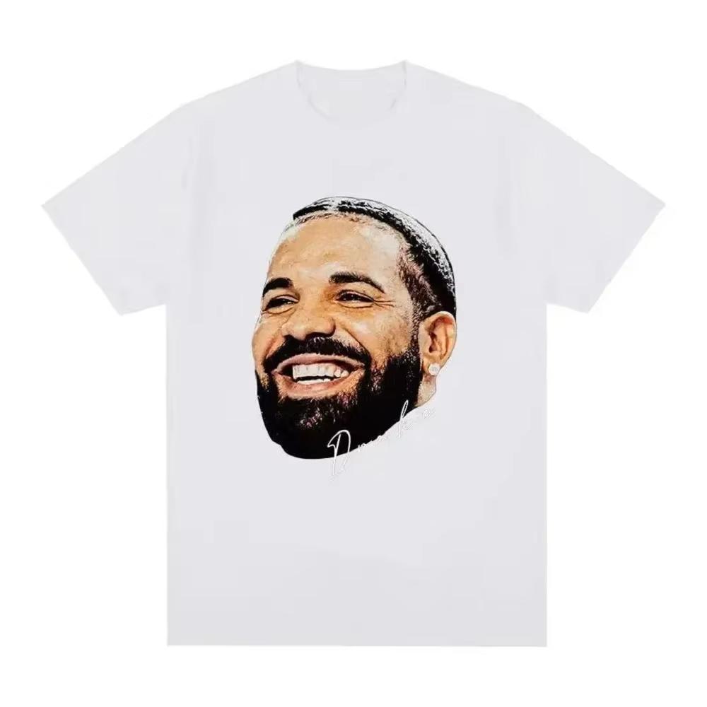 Hip-hop Rapper Drake Graphic T-shirt Retro Gothic Short-sleeved Casual Suitable for Both and Wo Streetwear