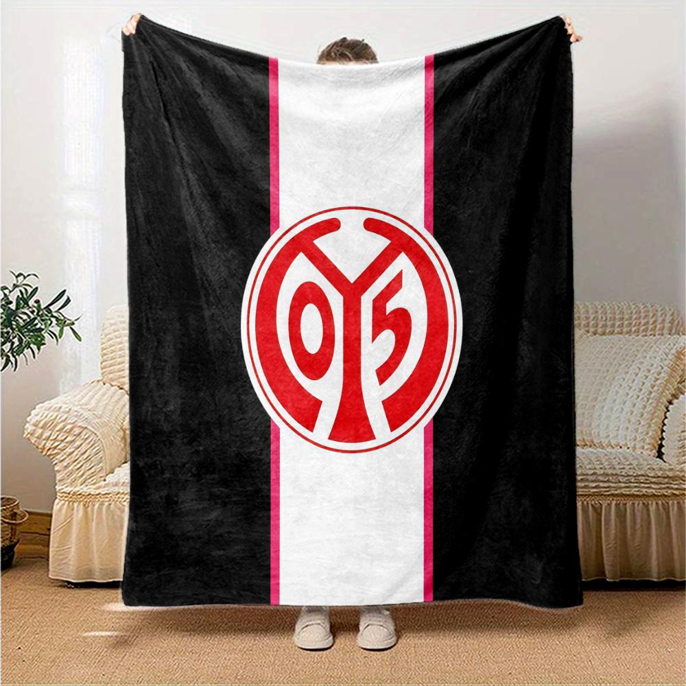 1. FSV Mainz 05 Flanelldecke, Hohe Qualität, Bequem für alle Jahreszeiten, Heimdekoration, Wärme und Komfort