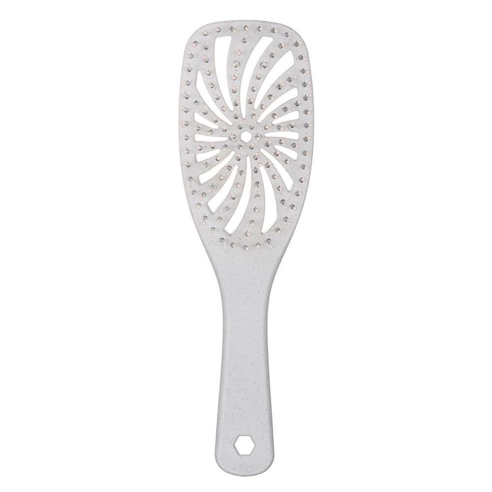 

Thick Straight Spirals Hairbrush Wet Dry Curly Scalp Massage Comb Vented Hair Brush Women
