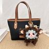 Soft Plush Hanging Ornament Vinyl Doll Cartoon Sheep Bag Charm Pendant Fluffy Lamb Keychain