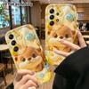 Phone case: 2D flat, suitable for Samsung Galaxy A34 A35 M05 M06 S20 S22 S21 FE Plus 5G protective case, gradient little panda, perfect holiday gift f