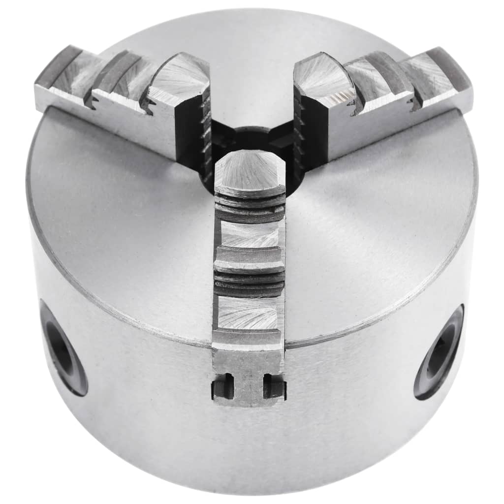Vidaxl Mandrino Autocentrante per Tornio, 3 Ganasce, 100 Mm, Acciaio