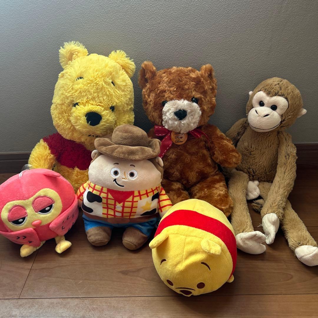 [Good condition] Bulk sale stuffed toys set of 6
