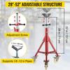 Pipe Stand, Pipe Jack Stand, V Head Pipe Stand Adjustable Height 28-52 Inch, Pipe Jack Stands with Casters 882 LB, Folding Portable Pipe Stands 1/8 To