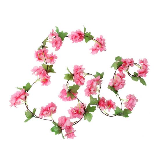 Artificial Cherry Blossom Vine: Indoor Ceiling Wedding Decoration, Rattan Pipe Cover