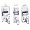 3 Peças/Conjunto Pé Calcador de Máquina de Costura Bainha Enrolada Estreita Metal Universal Ferramenta de Costura Doméstica Pé Calcador de Bainha 3/4/6mm