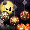 Halloween Gift for Kids Window Decor Light, Battery Powered Ghost Pumpkin Fairy Easy Install Holiday Lighting String Lantern Party, Spooky Hanging
