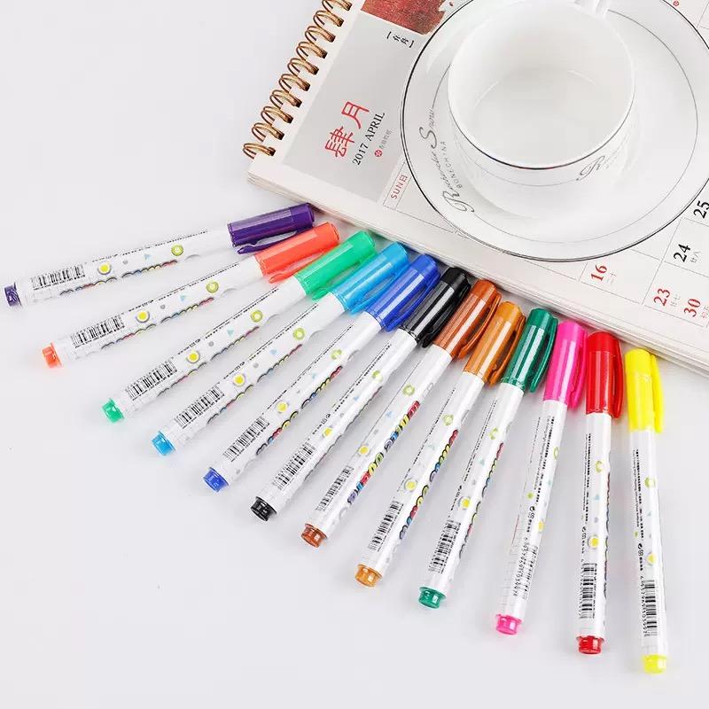 12 Colour White Board Marker Pens Pen Dry Eraser Easy Wipe Whiteboard Easy Dry