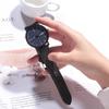 Korean Style Unisex Stone Texture Leather Belt Quartz Watch