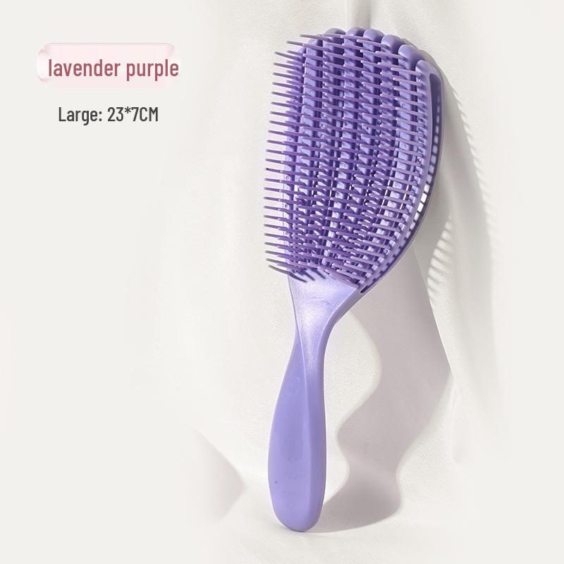 Eight-Claw Large Paddle Brush for Fluffy Women's Curls