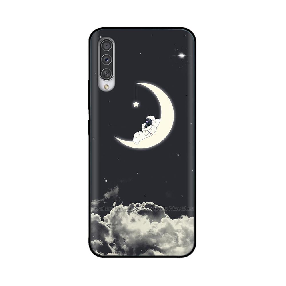 For Samsung Galaxy A50 Case Printed Cartoon Soft TPU Case Silicone Shockproof Back Cover For Samsung A50 A 50 Funny Phone Cases