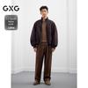 GXG Men's Stand Collar Double-Faced Wool Short Coat