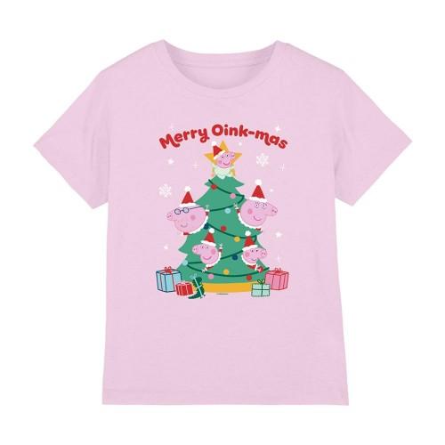 Peppa Pig Childrens/Kids Merry Oinkmas T-Shirt