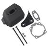 Exhaust Muffler Pipe Replacement Kit for HUS50 HUS51 HUS55 Promotes Engine Efficiency Noise Control and Enhanced Performance