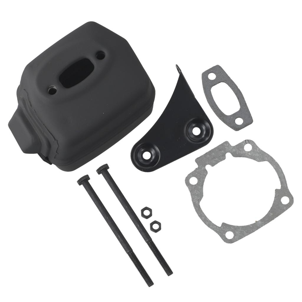 Exhaust Muffler Pipe Replacement Kit for HUS50 HUS51 HUS55 Promotes Engine Efficiency Noise Control and Enhanced Performance