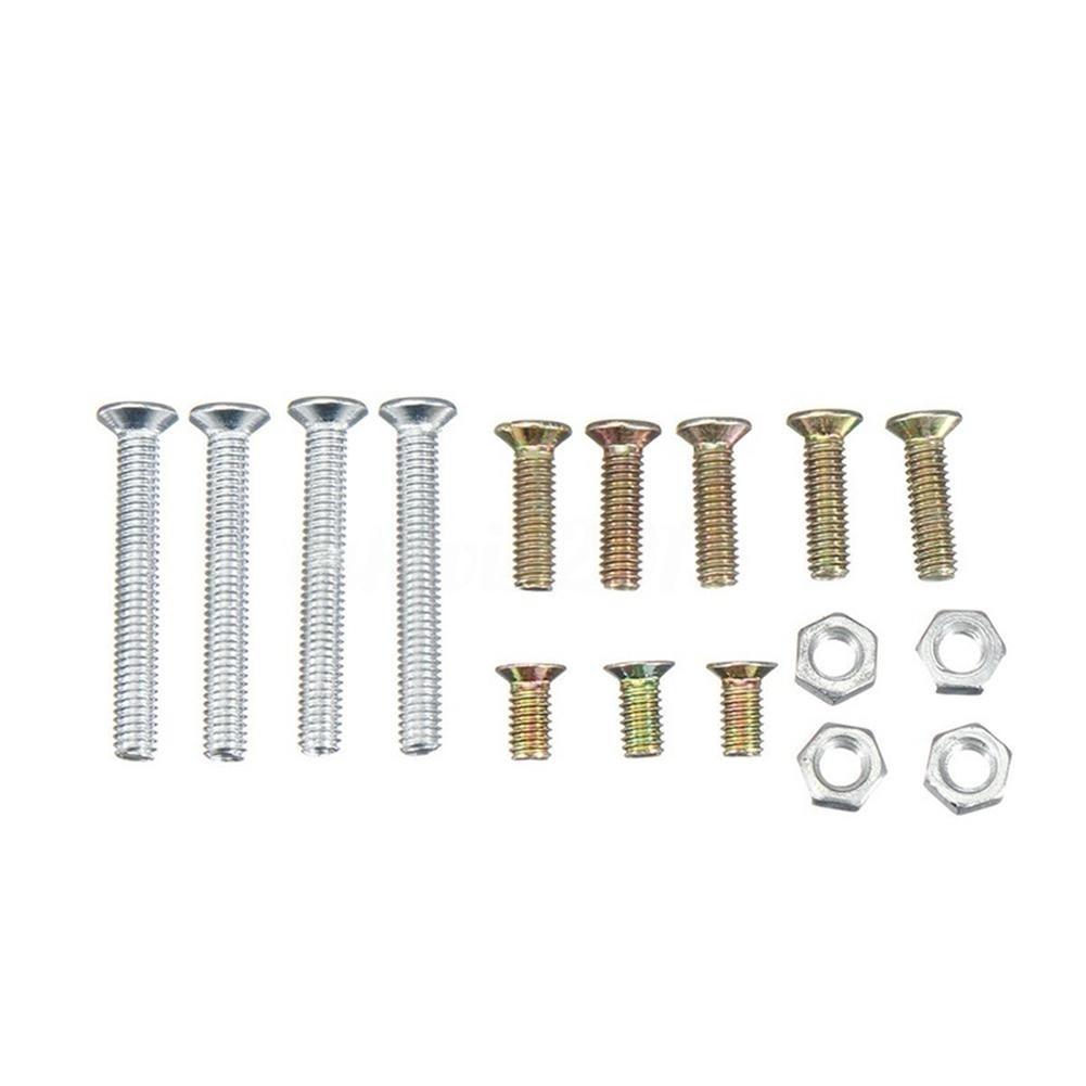 Aluminum Alloy Router Table Insert Plate with 4 Rings Screws For Woodworking Benches