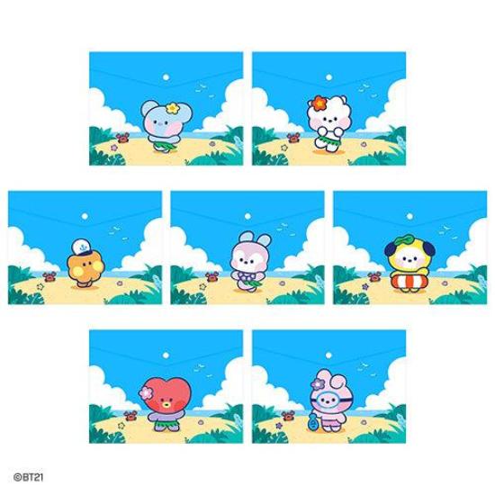 

BTS x BT21 MININI PP FILE POCKET A4 VACANCE
