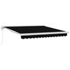 Retractable Awning Black 300 X 250 X 165 Cm Fabric and Metal