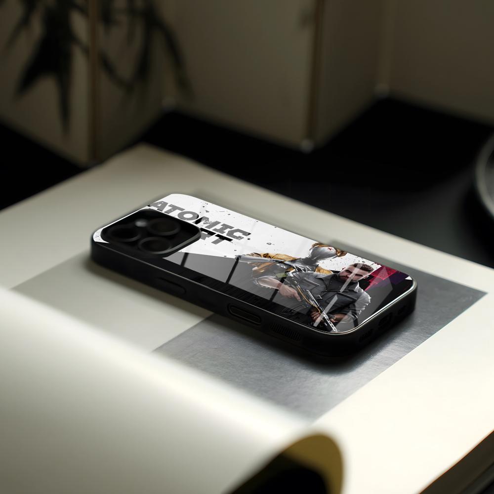 

Чехол для телефона Atomic Heart Стеклянный Для iPhone 17 Air 16 15 17 14 Pro Max 13 12 11 Прямая продажа X XS XR Plus Для Samsung S 26 24 23 samsungS25PLUS5G