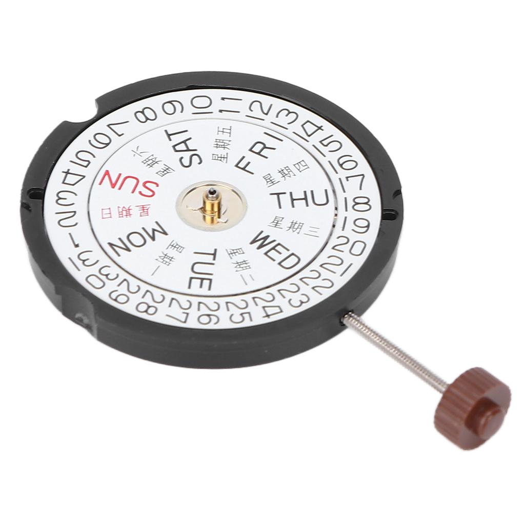 507 Replacement Watch Movement Day Date Calendar Watch Movement Repair Parts for Watchmaker