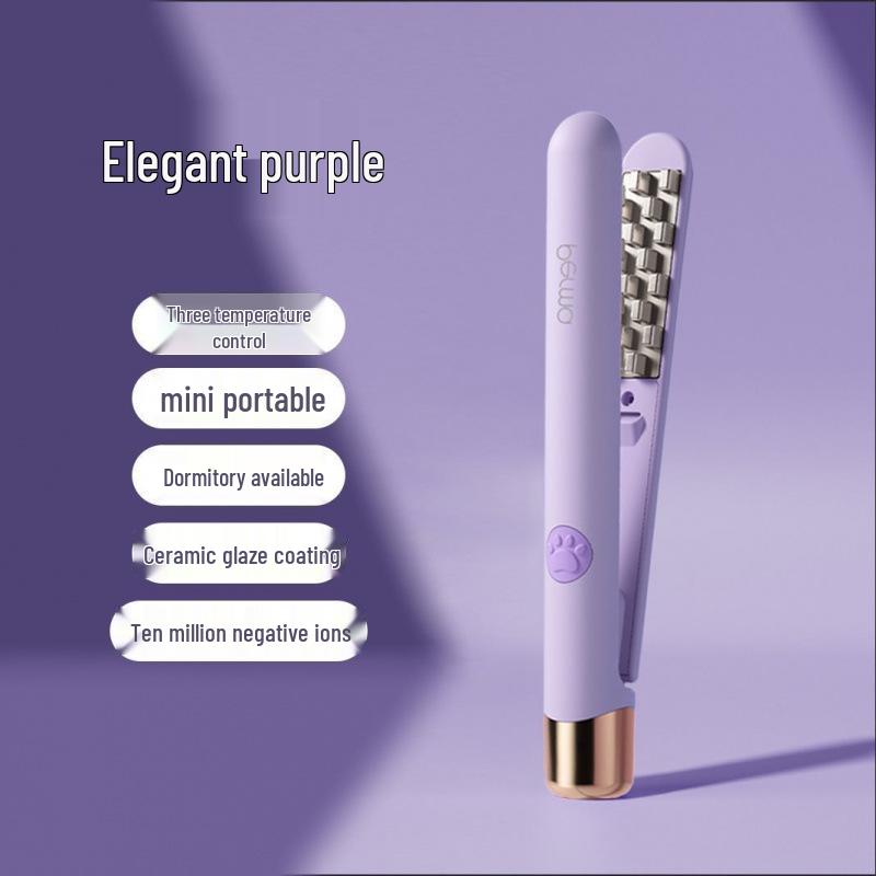 Мини-плойка для волос для мужчин - Пышная кукурузная завивка корней Pink Crimper