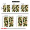 2pcs,2D plane printing Curtains Digital Printed Christmas Snowman Polyester Fabric (without rod) Festive Ldeal for Bedroom,