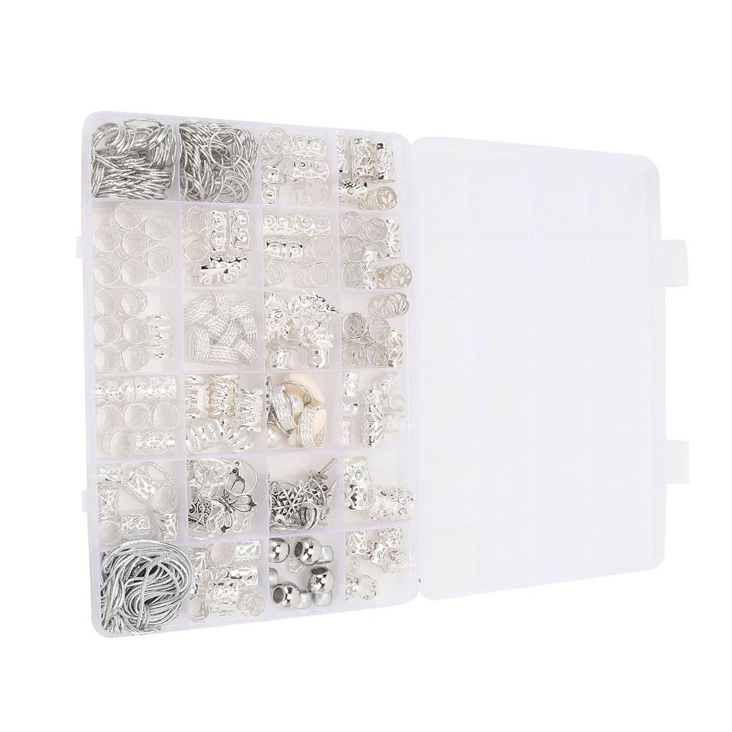 Hair Jewelry for Braids Metal Coil Ring Cuff Pendant Alloy Hair Braid Accessories Loc Dreadlock