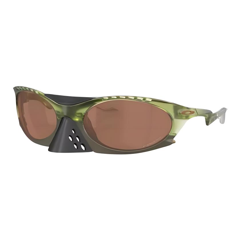 Дизайн с логотипом Oakley Овальные солнцезащитные очки Мужские солнцезащитные очки Зеленый 5711956449479 63,Green