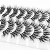 Messy Fried Hair Artificial Imitation Mink Eyelashes False Eyelashes Faux Mink Eyelashes Ten Pairs
