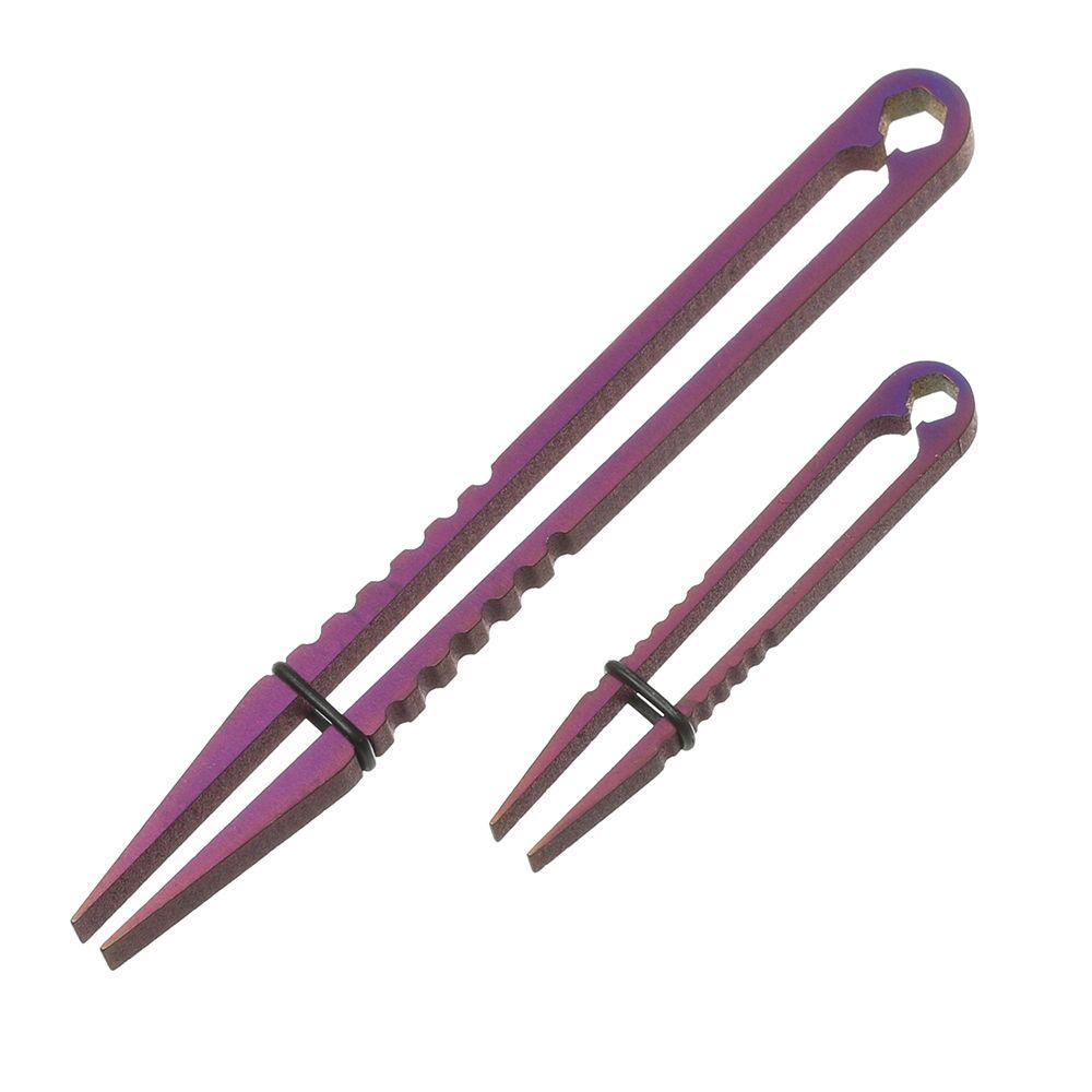 Werkzeug Professionelle Pinzette Aufnehmen Klemmen TC4 Clip Titan Pinzette EDC Mehrzweck-Gadget