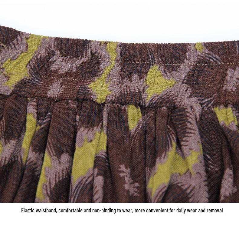 2025 Autumn Slim Fit Knit Cardigan & Floral Midi Skirt Set