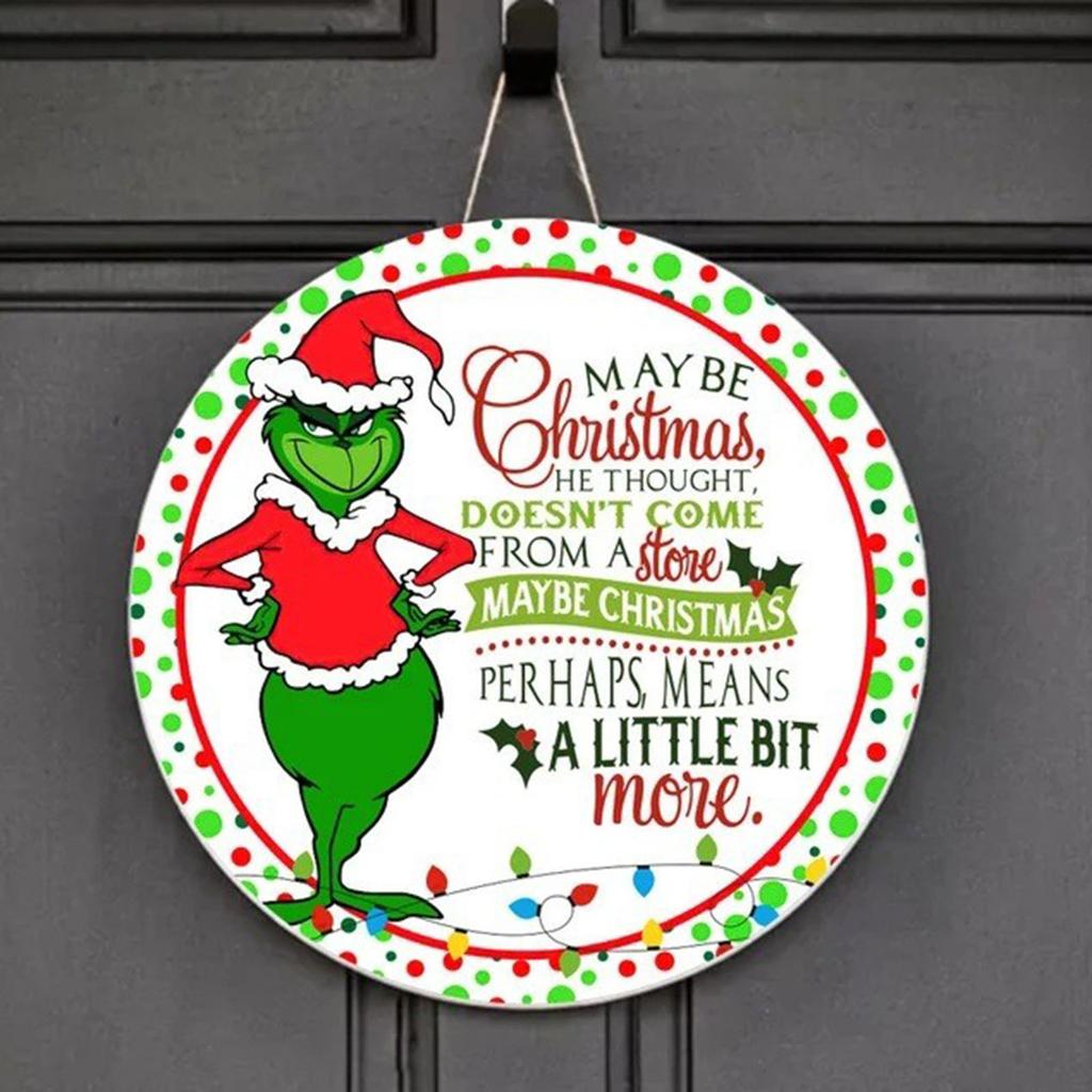 Vánoční dekorace Závěsné cedule Dveřní cedule pro sváteční výzdobu Veselé Vánoce Tématické party Potřeby Dvůr veranda Nástěnné okno Dekorace do dětského pokoje