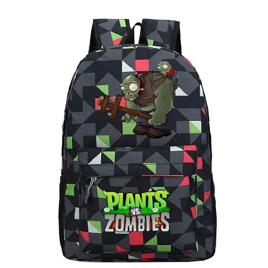 Game Merchandise Plants Vs. Zombies School Bag Casual Simple Backpack