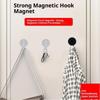 Magnetic Wall Hooks With No Drill Strong Grip And Scratch Free Design Perfect For Home Kitchen Hanging Towels Bags