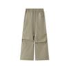 Skechers Casual Loose Comfortable Soft Work Sports Pants Women Bottoms Rock-Beige L225W112-00V8