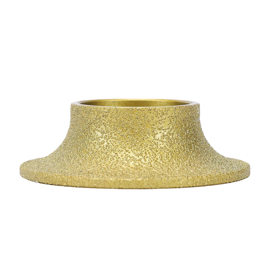 Edges Grinding Wheel 3 Inch 60 Grit Profile Hand Wheel for 20mm Thick Ceramic Tiles Quartz Marble Granite
