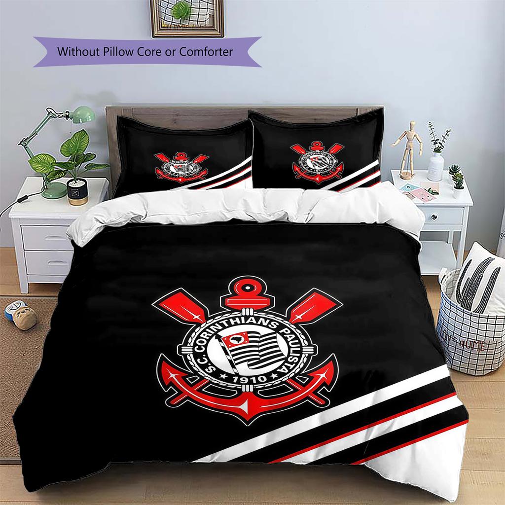 Corinthians3 Pattern Bedding Quilt Set  Home Decoration  Gift (1 * duvet cover + 2 * pillowcase  without core)